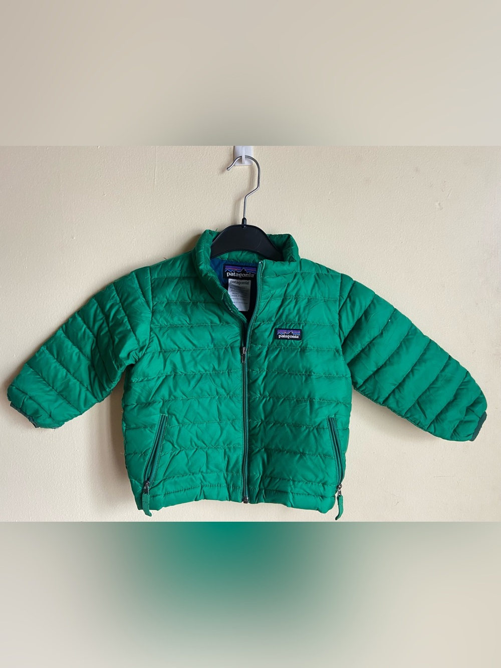 Patagonia Kids 2T Green Down Jacket - Lightweight Puffer Coat